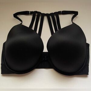 PINK Victoria's Secret Black Strappy Push up Bra